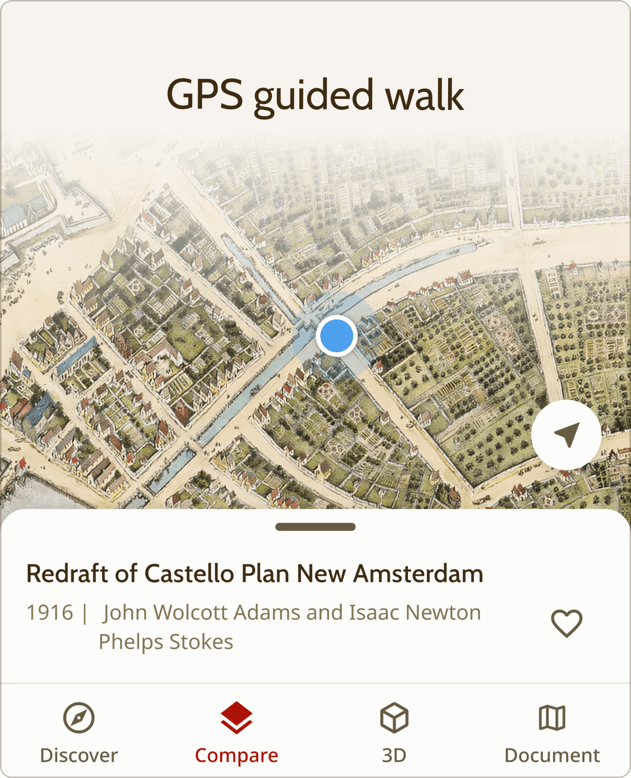 GPS guided walk