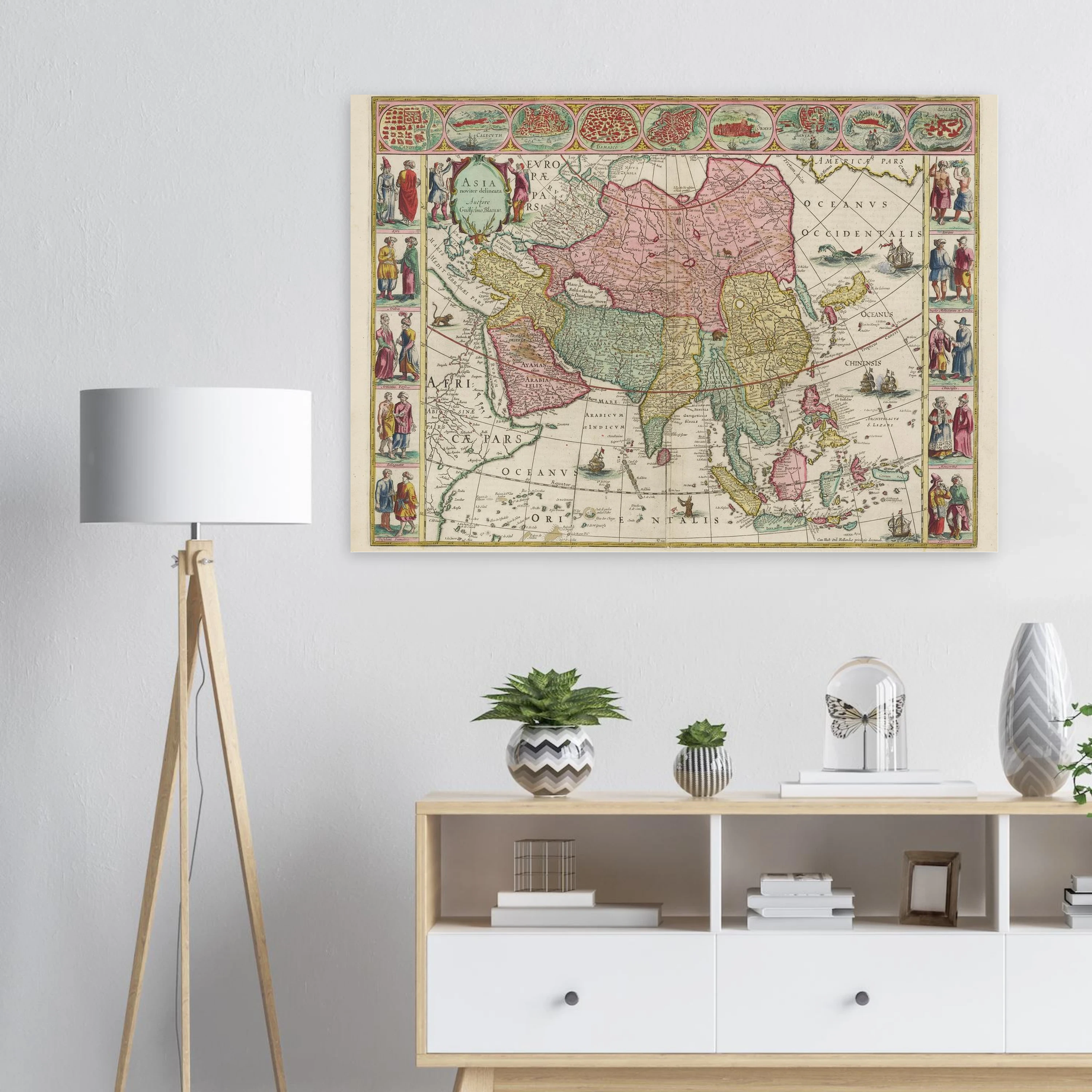 Example of a high-quality archival map print